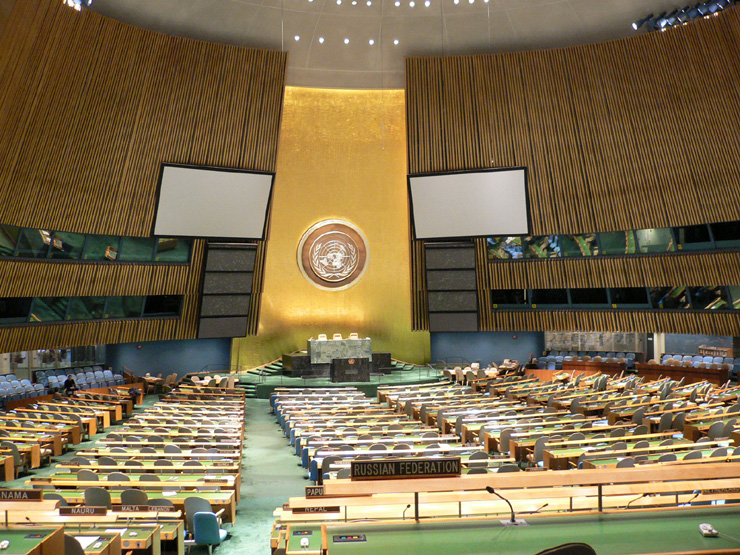 国連総会議場