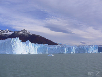 船上から見るペリトモレノ氷河