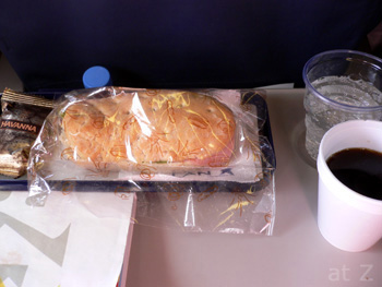 エル・カラファテからブエノスアイレスへのアルゼンチン航空の機内食