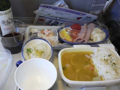 JALの機内食（北京ー成田）