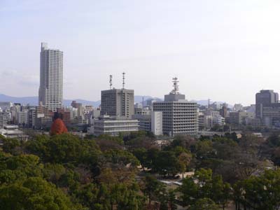 広島城からの眺望